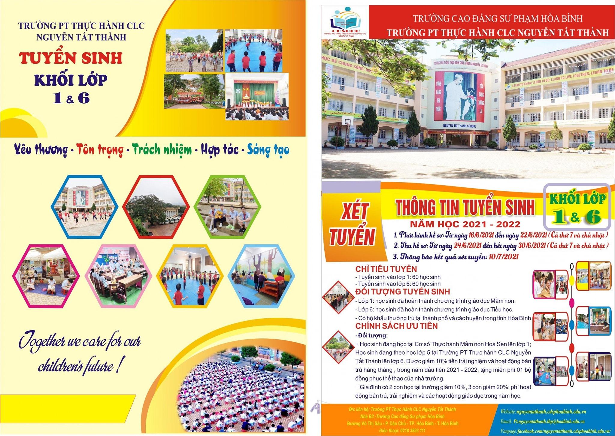 6 ngôi trường tiểu học ưu tú nhất Hòa Bình