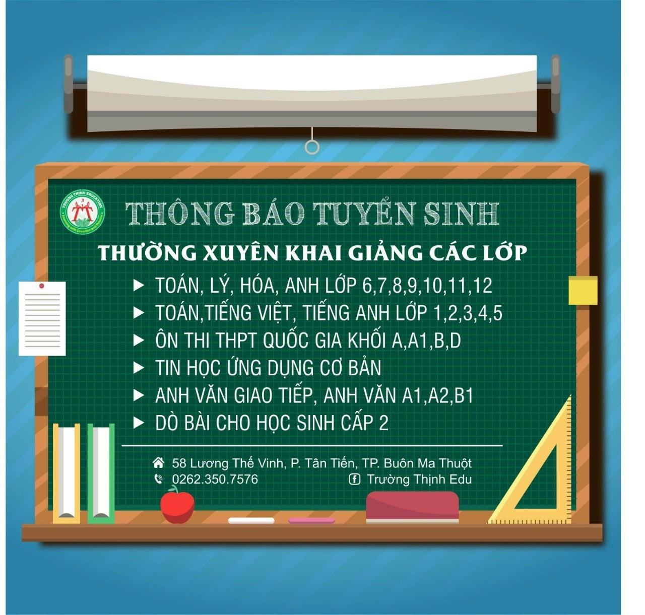 10 Địa điểm luyện thi THPT quốc gia uy tín nhất tại TP. Buôn Ma Thuột dành cho sĩ tử