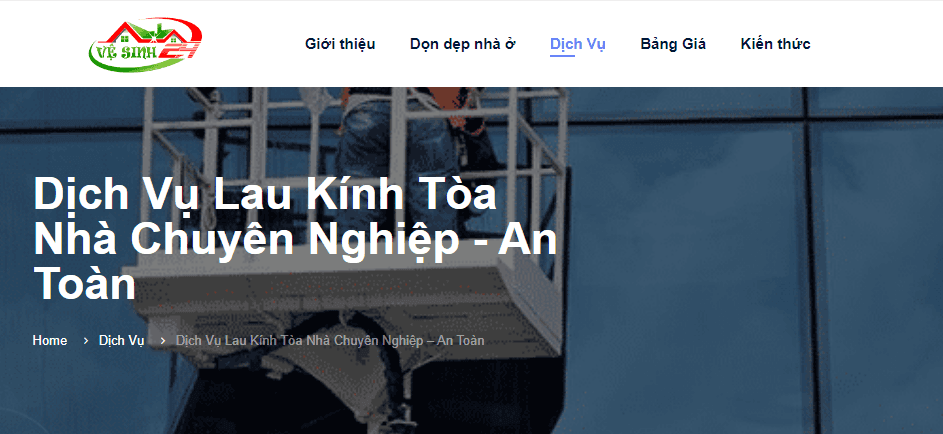 6 dịch vụ lau kính tòa nhà uy tín nhất tại TP HCM