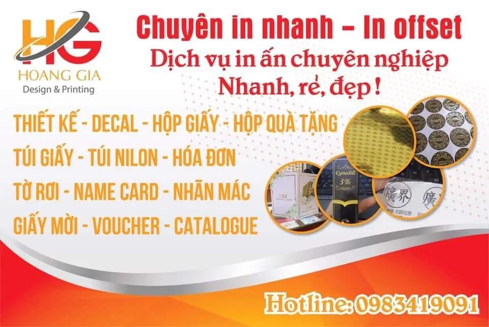 5 Địa chỉ in ấn chất lượng hàng đầu tại quận Hoàng Mai, Hà Nội