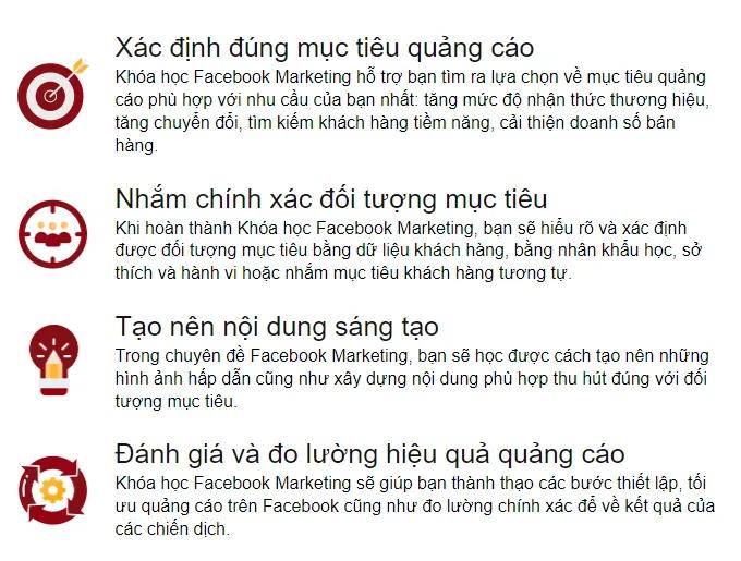 4 khóa học Facebook Ads chất lượng hàng đầu dành cho bạn