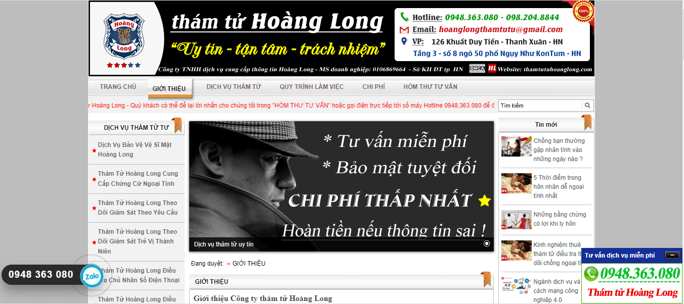 8 Đơn vị thám tử điều tra ngoại tình đáng tin cậy hàng đầu tại TP.HCM