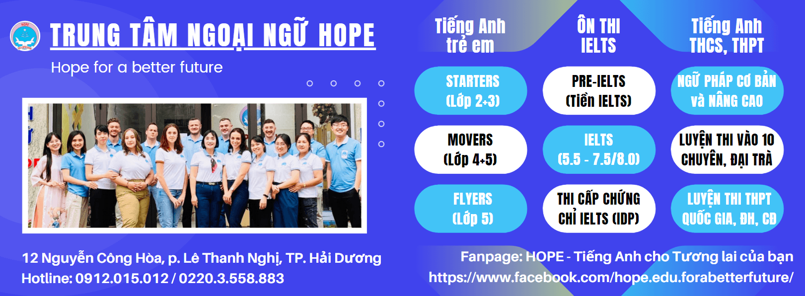 10 Trung tâm Tiếng Anh chất lượng nhất Hải Dương - Điểm đến vàng cho người học