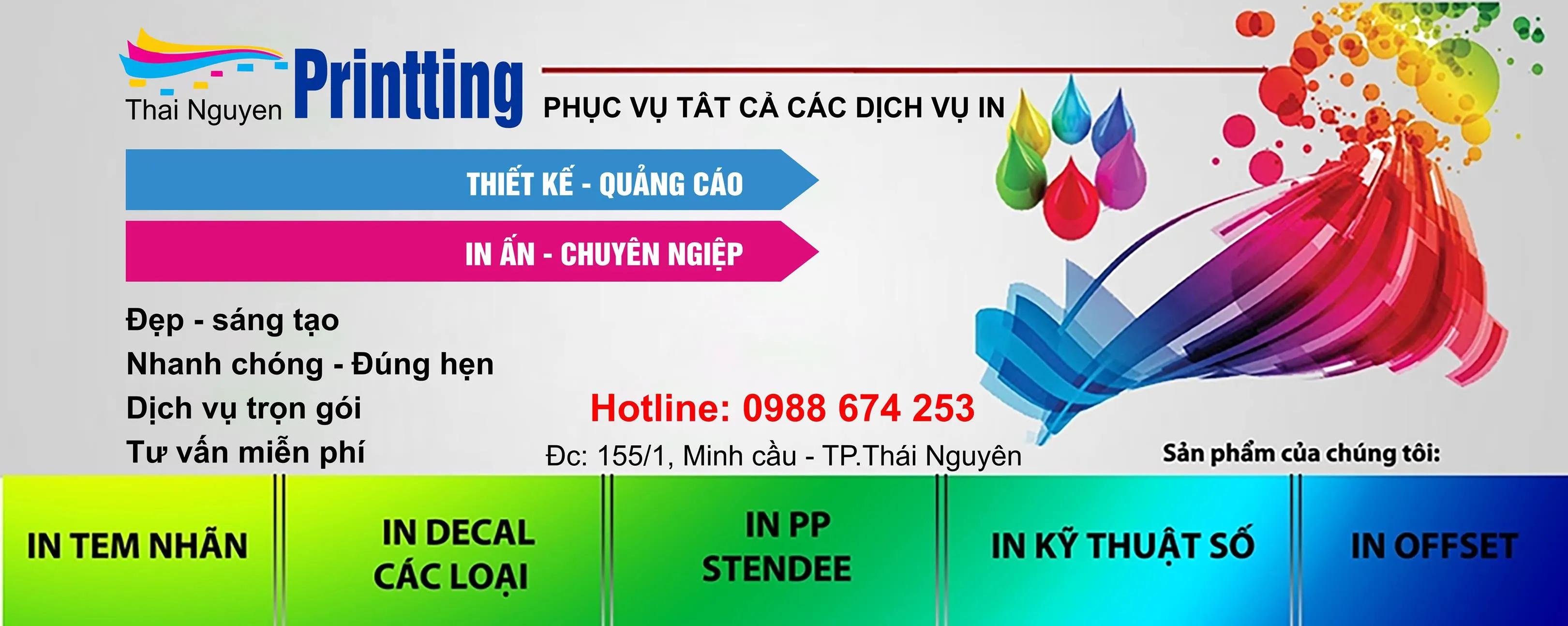 5 Địa điểm in ấn đáng tin cậy hàng đầu tại Thái Nguyên
