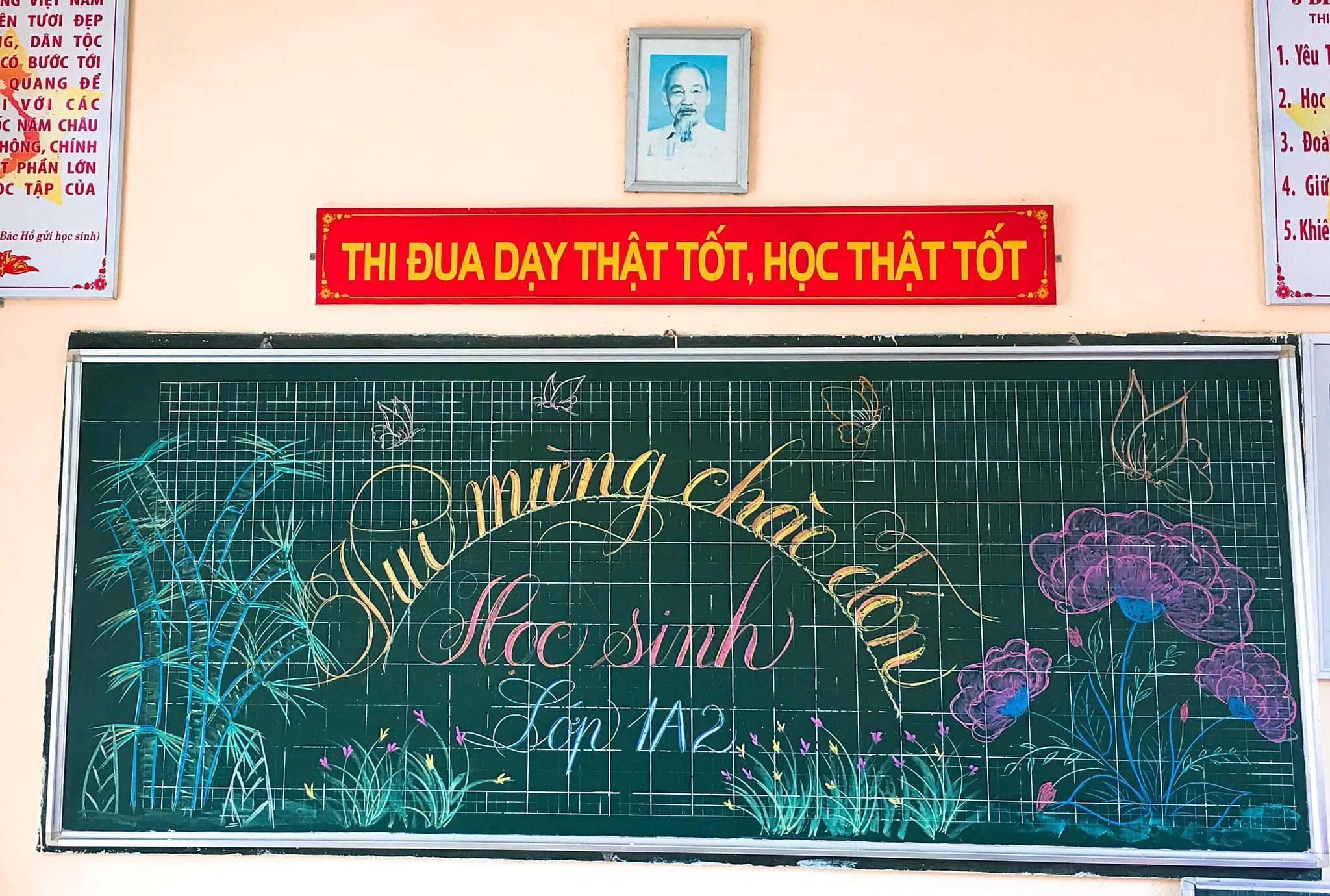 Top 5 mẫu trang trí bảng chào đón học sinh lớp 1 đẹp mắt cùng hướng dẫn vẽ chi tiết, đầy sáng tạo