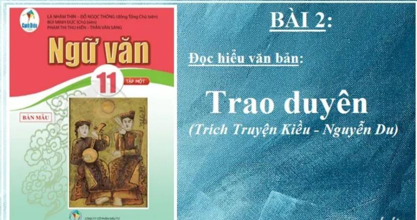 Top 6 bài soạn "Trao duyên" xuất sắc nhất (Ngữ văn 11 - SGK Cánh Diều)