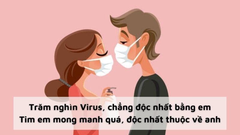 Top 22 STT thả thính mùa Covid vừa hài hước vừa đáng yêu nhất
