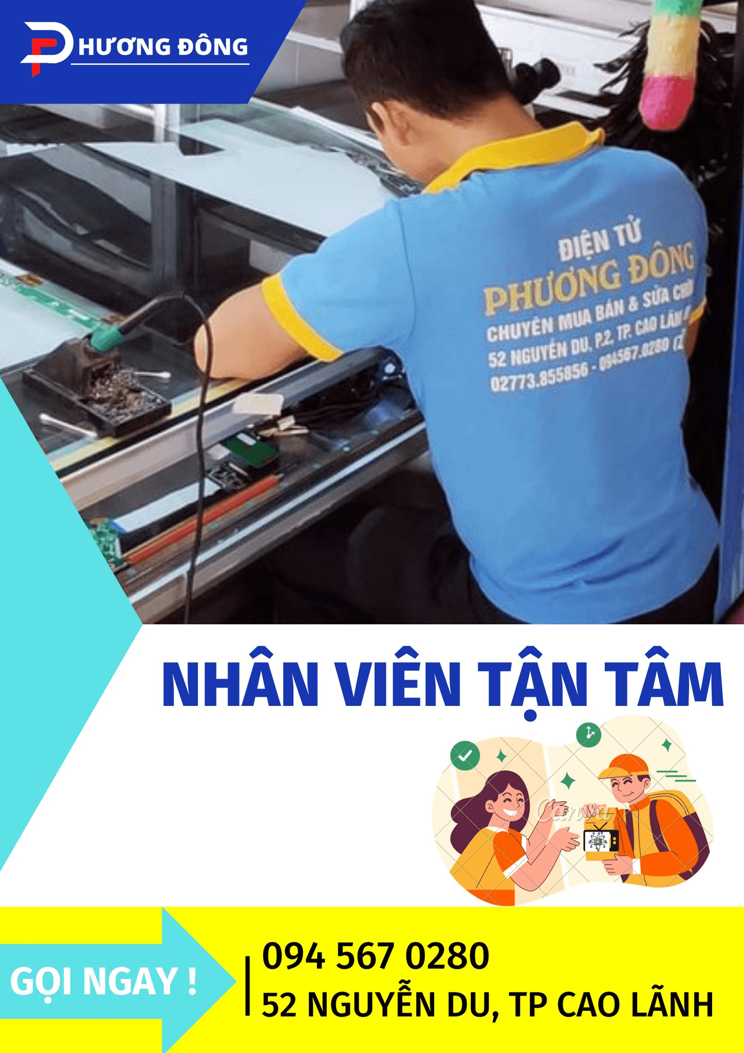 Top 3 Địa Chỉ Sửa Tivi Tại Nhà Uy Tín & Chuyên Nghiệp Nhất Tỉnh Đồng Tháp