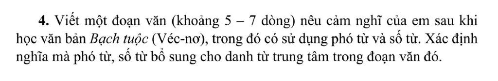 Top 10 đoạn văn thể hiện cảm nhận của em sau khi học xong văn bản "Bạch tuộc", trong đó sử dụng phó từ và số từ (Ngữ văn 7 - SGK Cánh diều) xuất sắc nhất