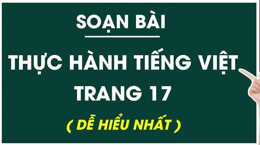 6 Bài soạn "Thực hành tiếng Việt trang 17" (Ngữ văn 7 - SGK Kết nối tri thức) ấn tượng nhất