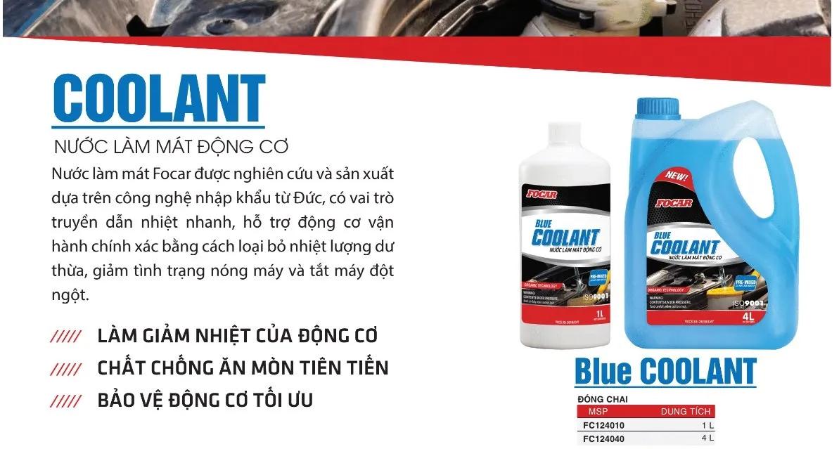 7 dòng nước làm mát động cơ ô tô ưu tú nhất thị trường hiện nay