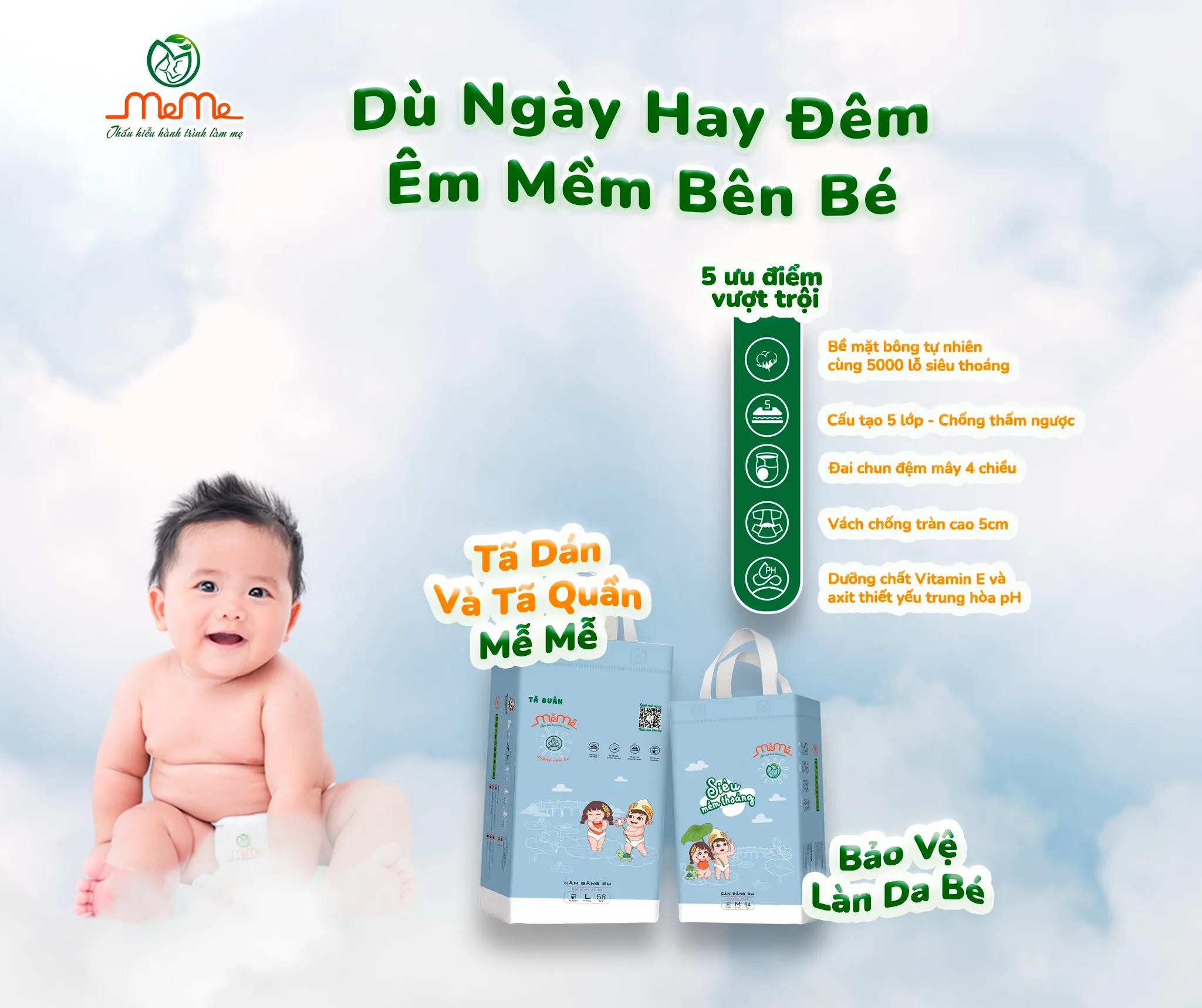 Top 9 thương hiệu bỉm chất lượng nhất cho trẻ em hiện nay