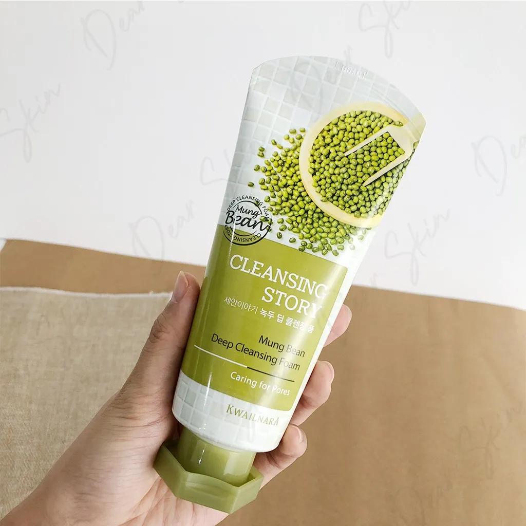 4 sản phẩm sữa rửa mặt đậu xanh được ưa chuộng nhất hiện nay