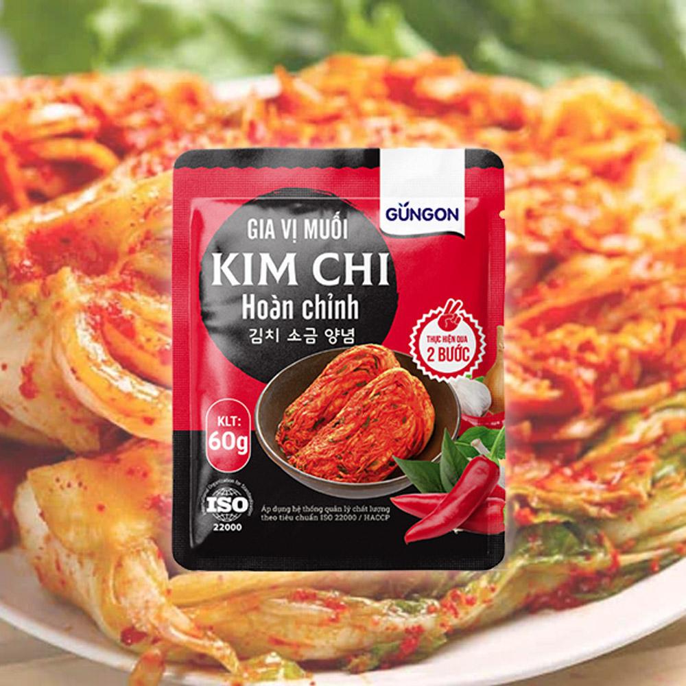Top 5 gói gia vị muối kim chi được ưa chuộng nhất hiện nay