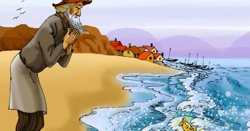 7 cách viết kết thúc sáng tạo cho câu chuyện 'Ông lão đánh cá và con cá vàng' (Ngữ văn 6 - SGK Cánh Diều)