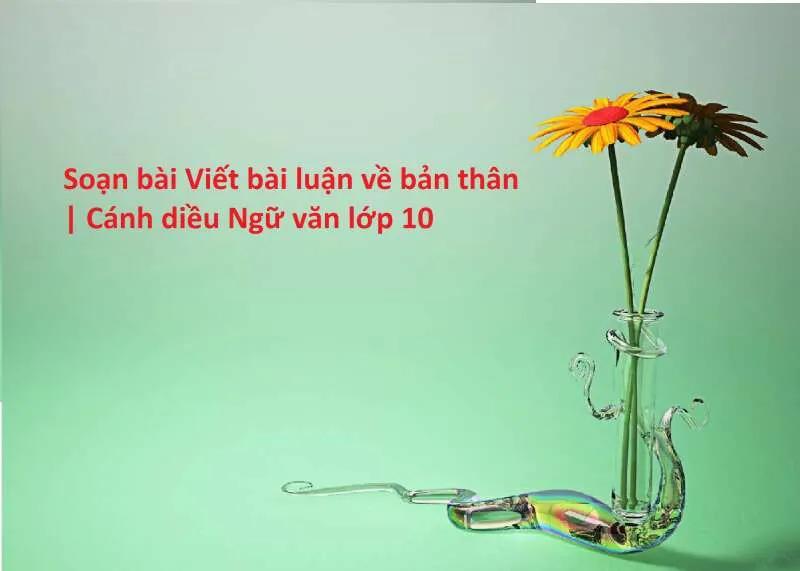 6 Bài Hướng Dẫn Viết Bài Luận Về Bản Thân (Ngữ Văn 10 - SGK Cánh Diều) Đặc Sắc Nhất