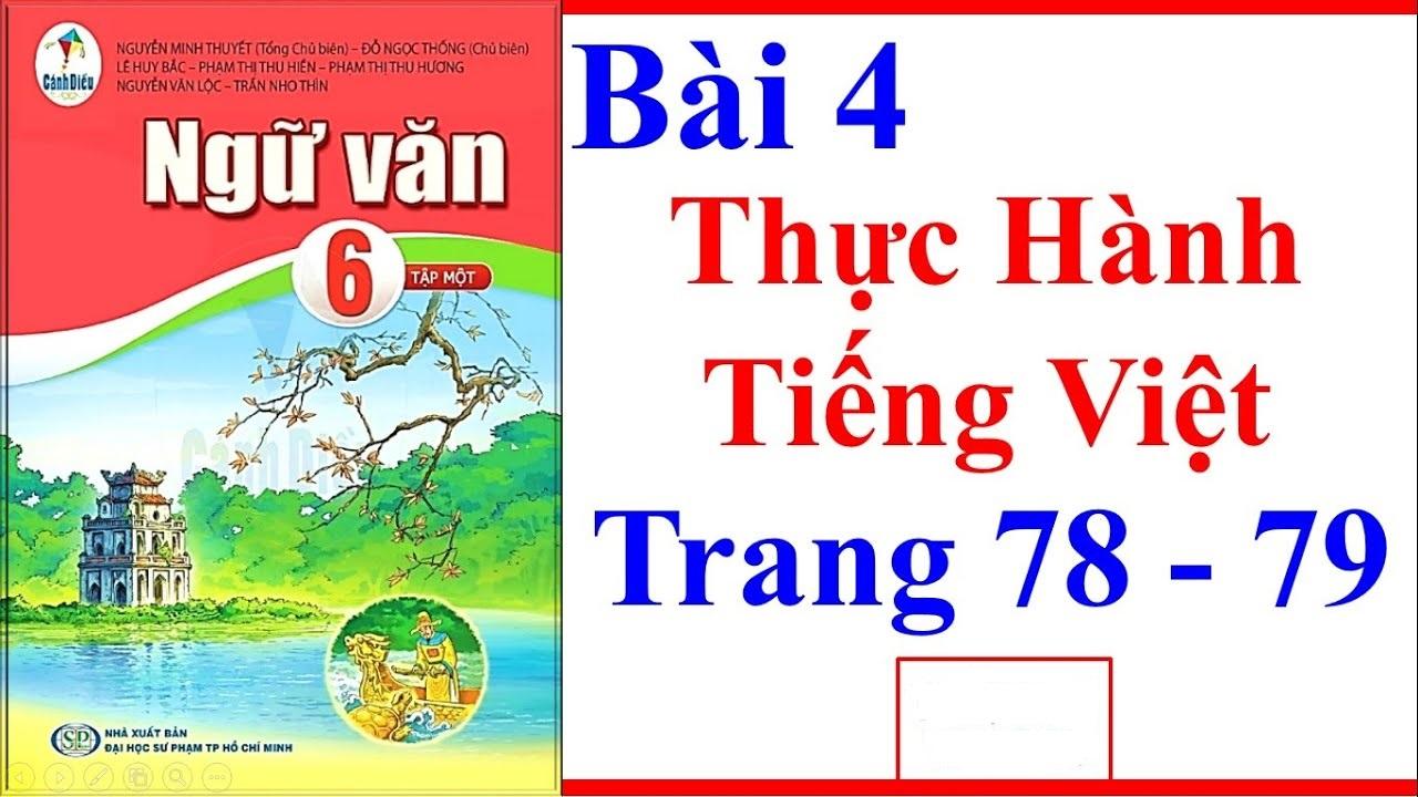 6 Bài soạn "Thực hành tiếng Việt trang 78-79" (Ngữ văn 6 - SGK Cánh diều) tinh tuyển nhất