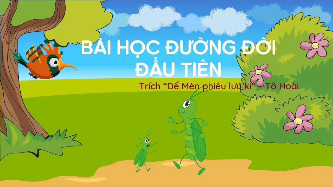 Top 9 bài văn xuất sắc nhất đóng vai Dế Mèn tái hiện "Bài học đường đời đầu tiên" (Ngữ văn 6 - SGK Cánh diều)