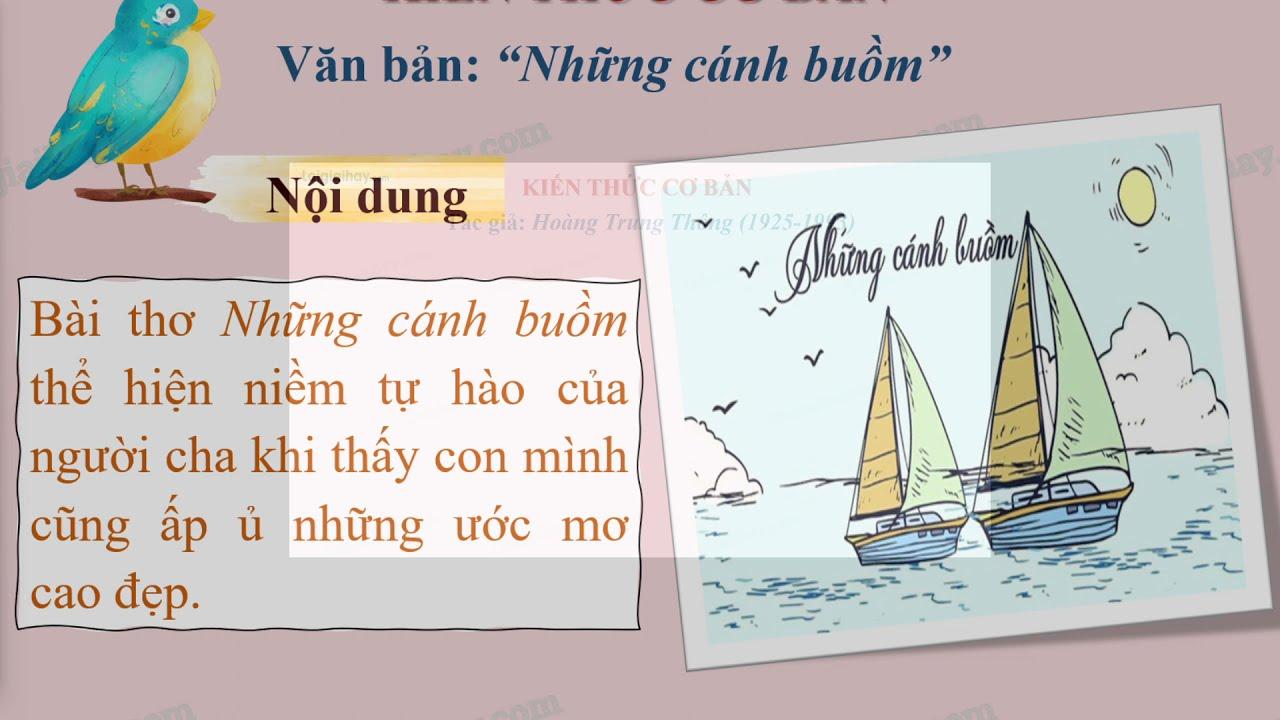 6 Bài phân tích "Những cánh buồm" (Ngữ văn 6 - Chân trời sáng tạo) ấn tượng nhất