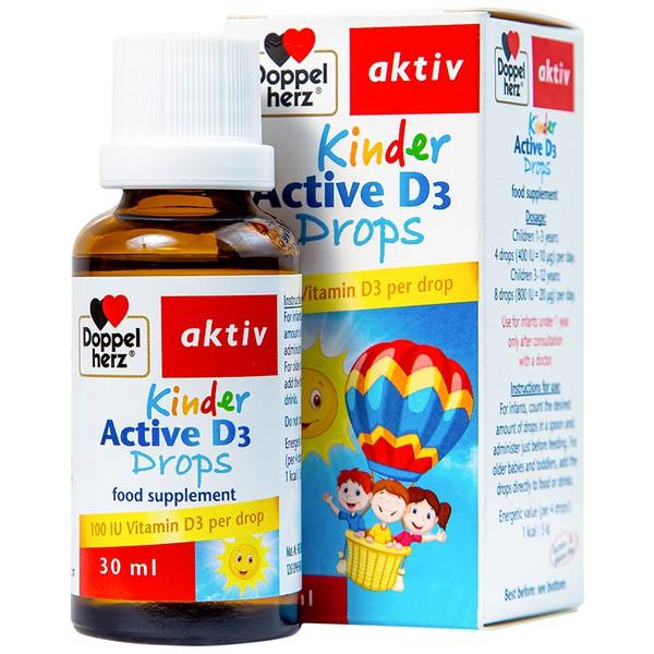 Top 5 sản phẩm vitamin D3 từ Đức tốt nhất dành cho trẻ nhỏ