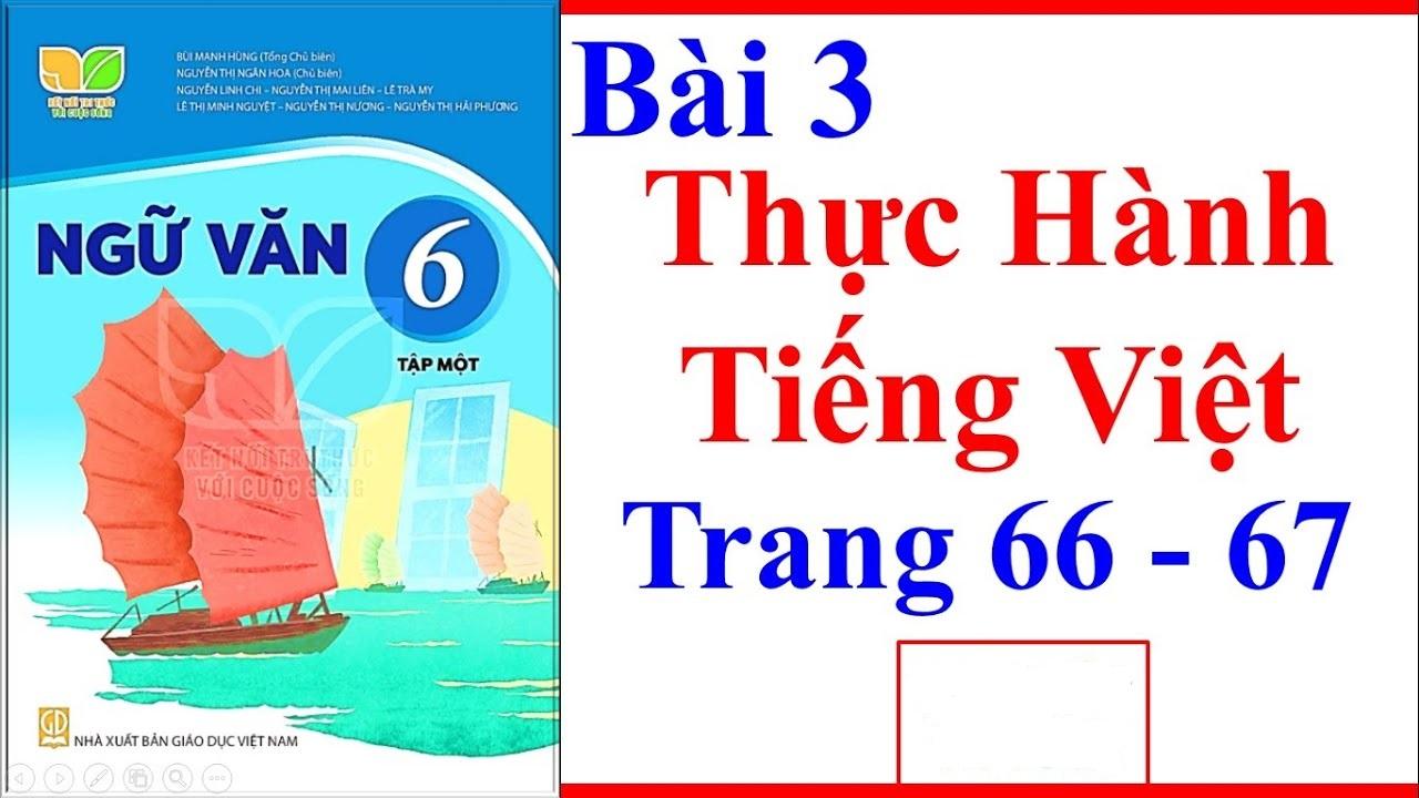 Top 6 Bài soạn "Thực hành tiếng Việt trang 66" Ngữ văn 6 (SGK Kết nối tri thức) - Tuyển tập những mẫu bài phân tích sâu sắc và đầy đủ nhất
