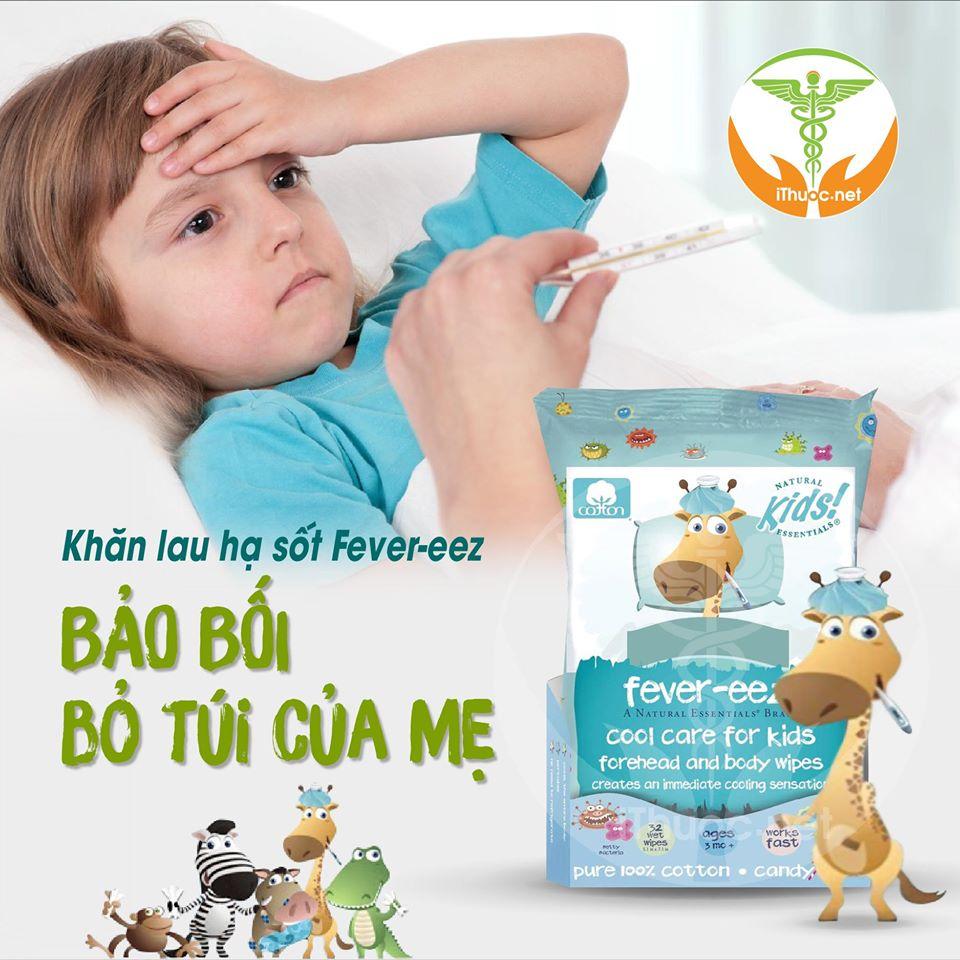 Top 3 khăn lau hạ sốt an toàn và hiệu quả cho bé