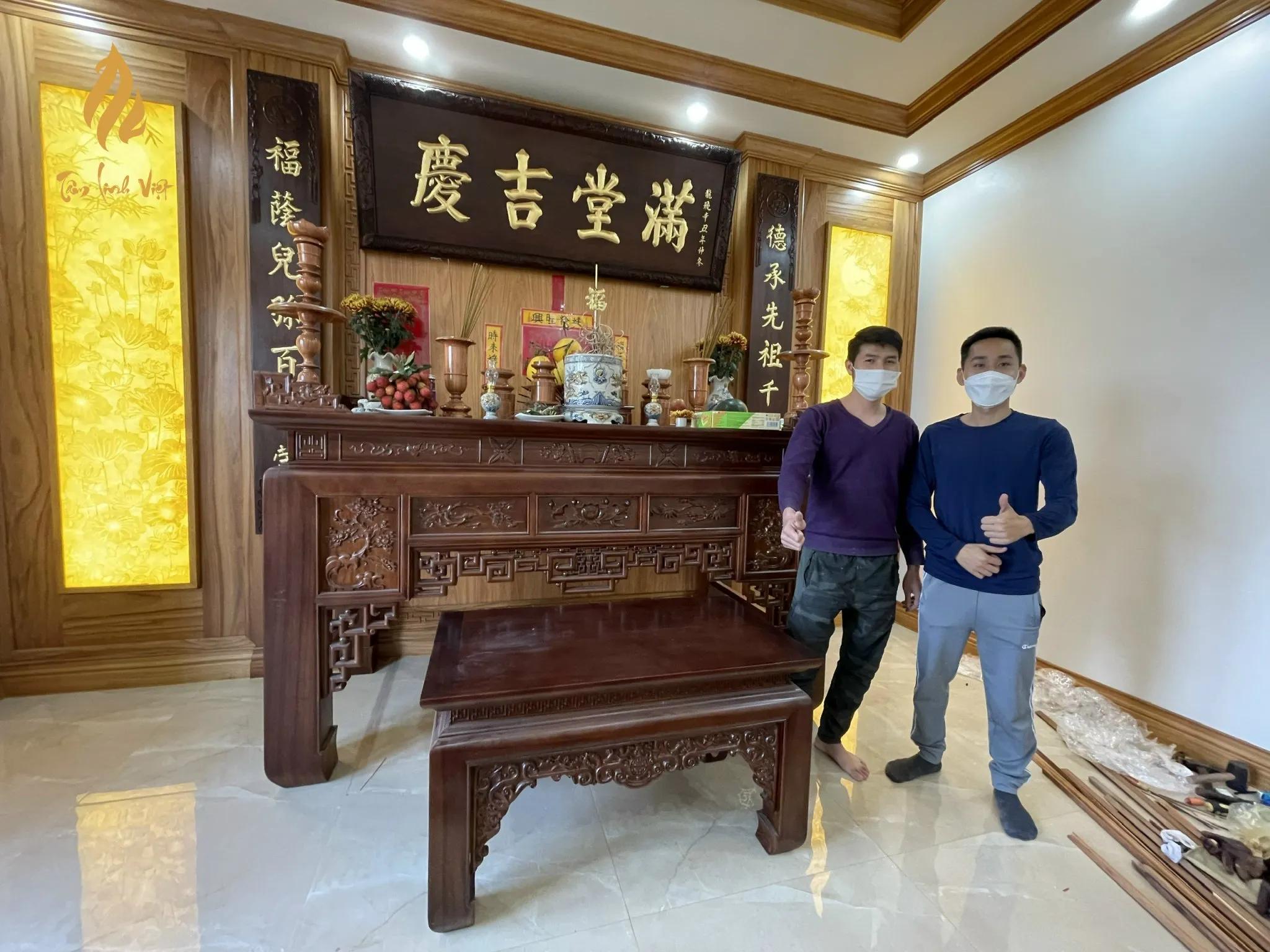 11 địa điểm thiết kế & thi công bàn thờ đẹp, uy tín bậc nhất tại Hà Nội