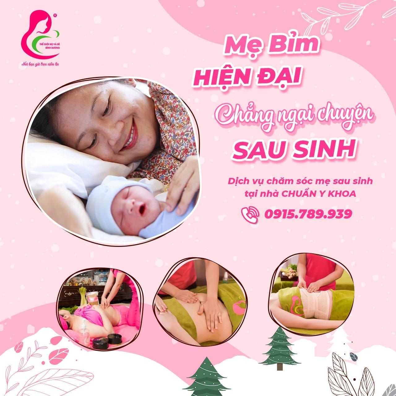 Top 7 Dịch vụ chăm sóc mẹ và bé sau sinh chất lượng nhất tại Bình Dương