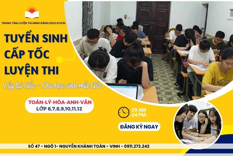 Top 8 trung tâm luyện thi THPT quốc gia uy tín nhất tại TP. Vinh, Nghệ An