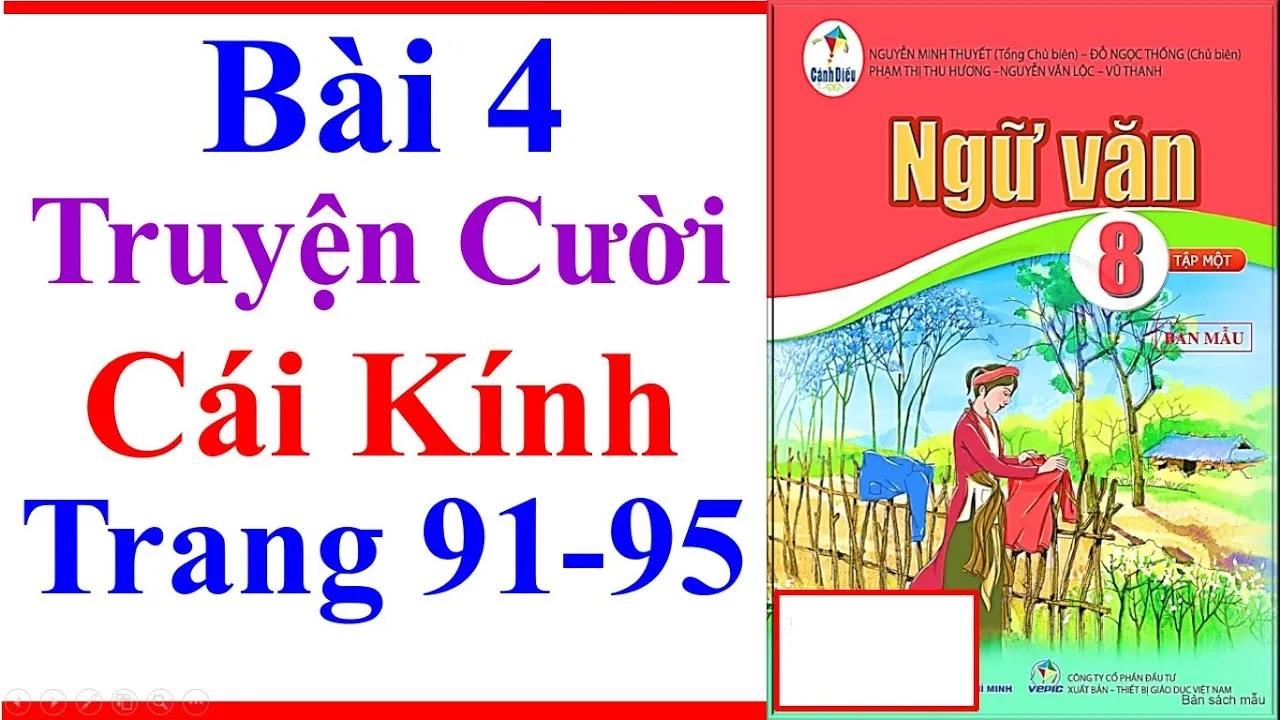 6 Bài soạn "Cái kính" (Ngữ văn 8 - SGK Cánh diều) tinh tuyển nhất
