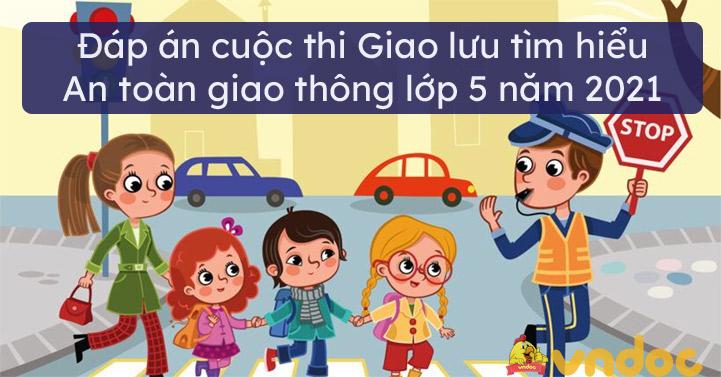 Top 3 đáp án phần thi viết trong cuộc thi 'Giao lưu Tìm hiểu An toàn giao thông cho nụ cười trẻ thơ' (Lớp 3)