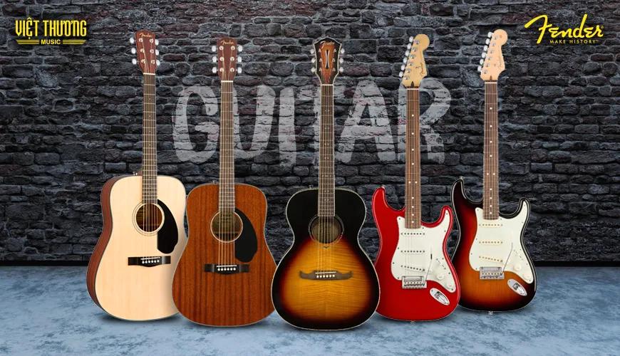 Top 10 thương hiệu đàn guitar nổi bật nhất toàn cầu