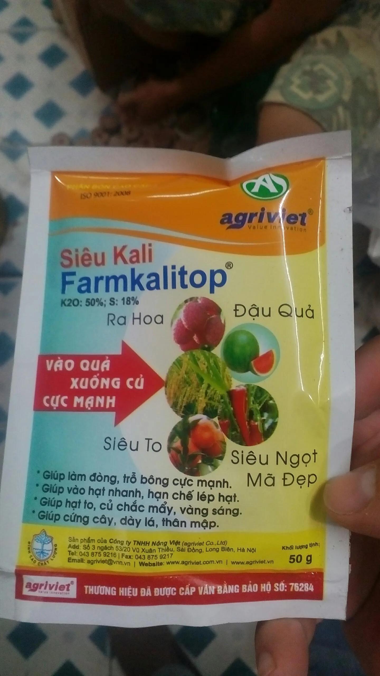 8 dòng phân bón siêu kali ưu tú nhất dành cho mọi loại cây trồng