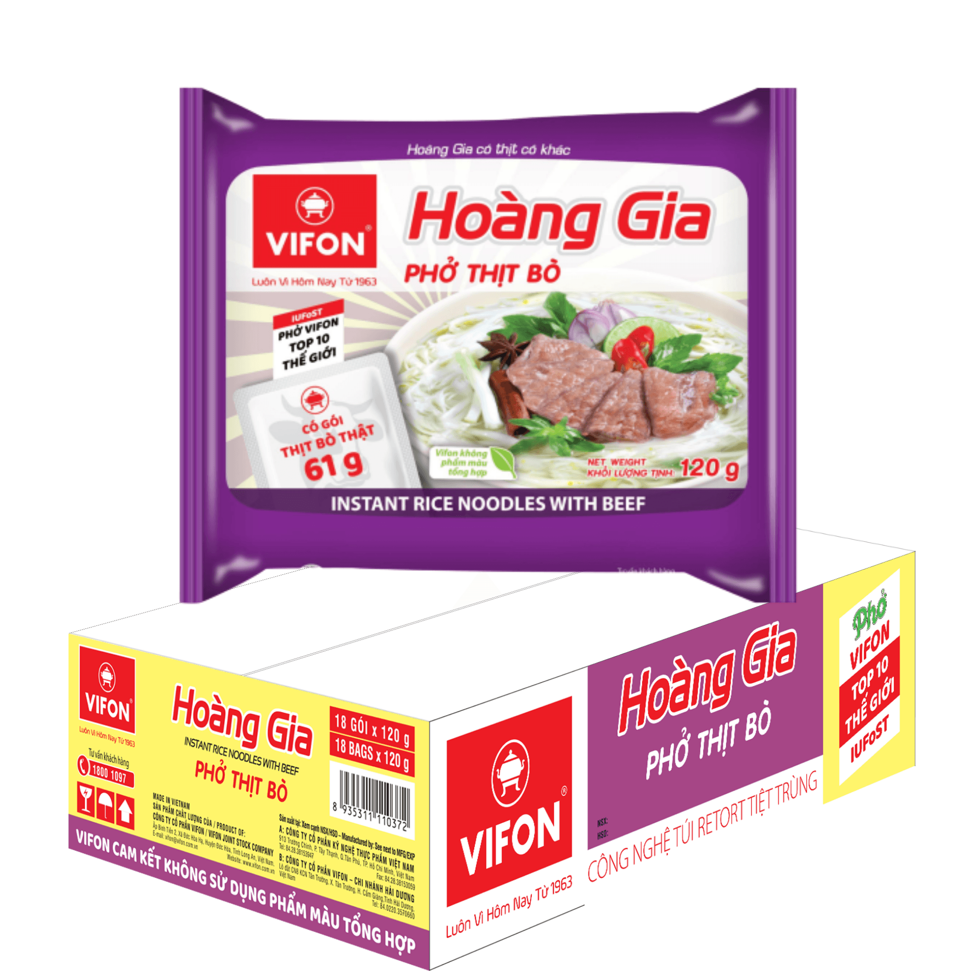 Top 8 phở bò ăn liền được ưa chuộng nhất hiện nay