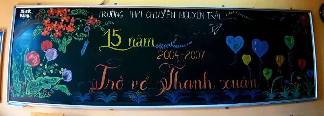 5 ý tưởng trang trí bảng họp lớp ấn tượng nhất cho kỷ niệm 20 năm ngày ra trường