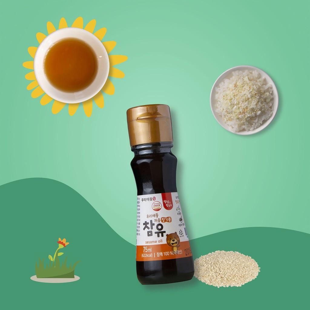 Top 6 loại dầu mè tốt nhất cho bé ăn dặm hiện nay