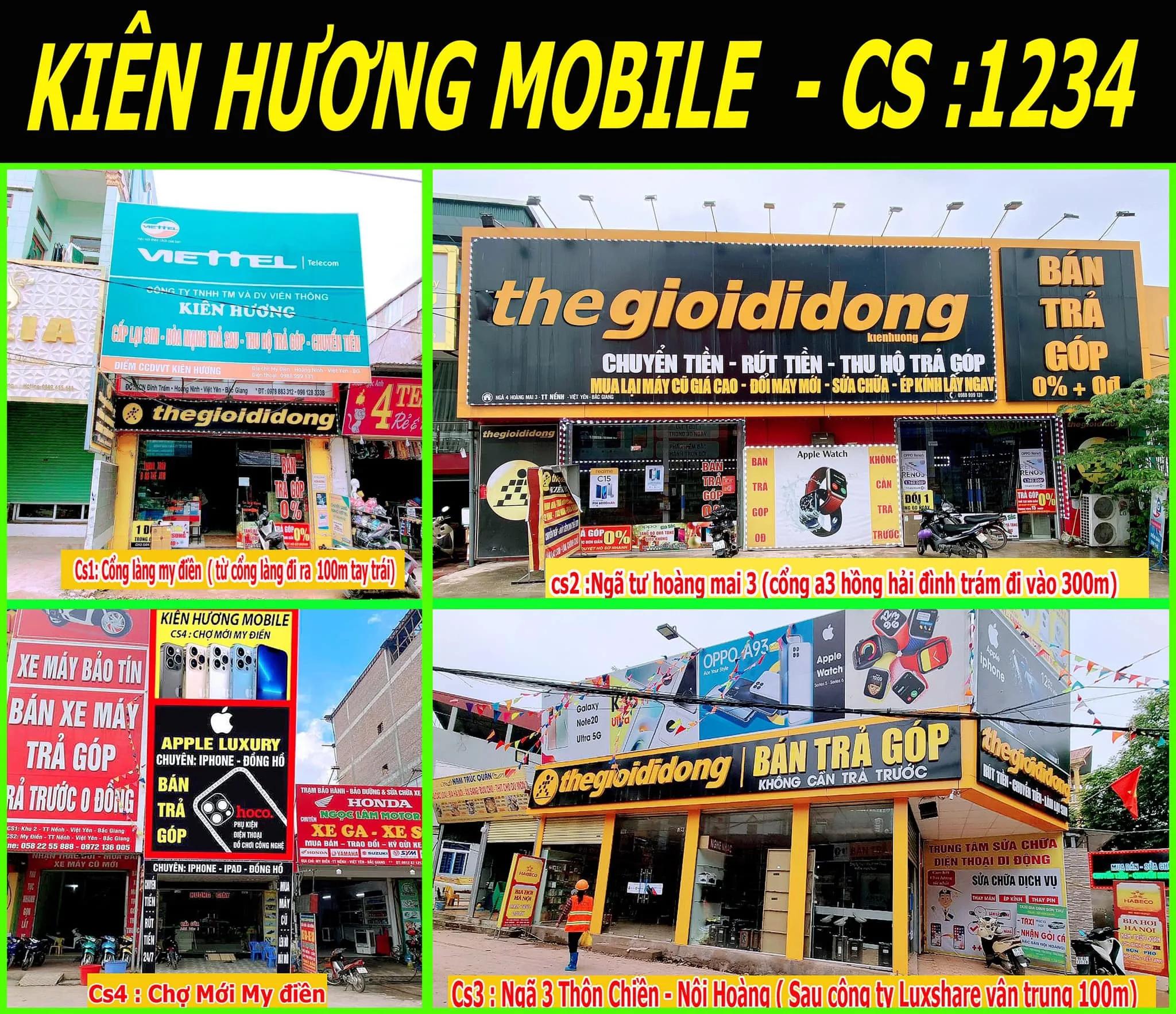 Top 10 cửa hàng điện thoại uy tín nhất Bắc Giang