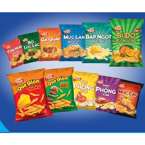 Top 10 thương hiệu snack được yêu thích hiện nay