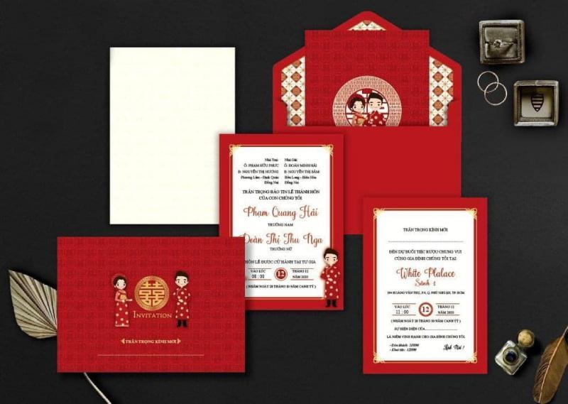 Top 5 Địa chỉ in thiệp cưới đẹp và ấn tượng nhất TP. Quy Nhơn, Bình Định