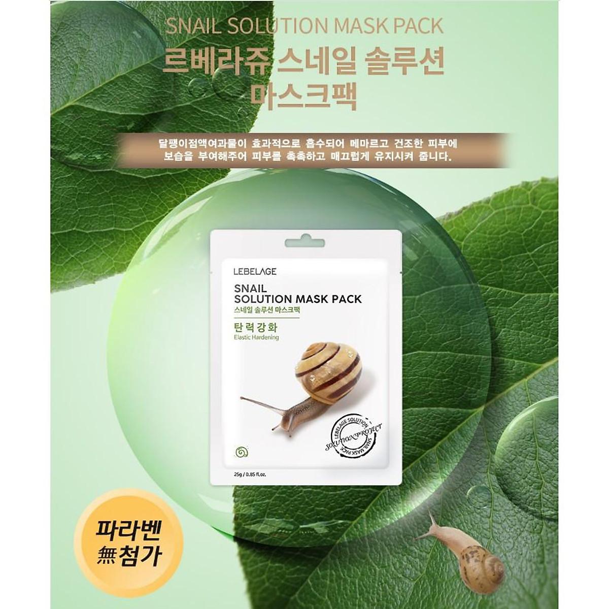 Top 8 mặt nạ chiết xuất từ dịch nhầy ốc sên được yêu thích nhất hiện nay