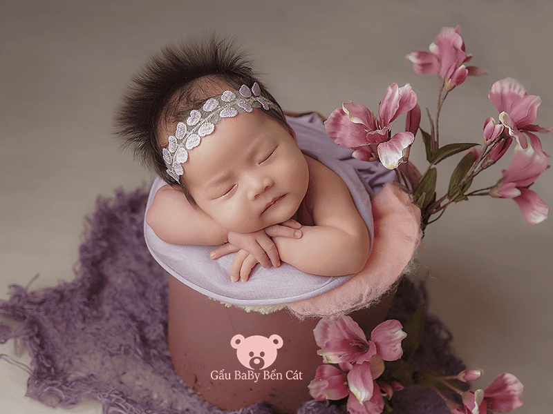 Gấu BaBy Bến Cát - Studio hàng đầu tại Bình Dương chuyên chụp ảnh newborn tuyệt đẹp