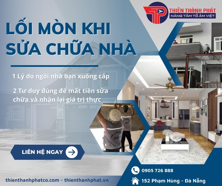 9 Đơn vị uy tín hàng đầu trong lĩnh vực sửa chữa và cải tạo nhà tại Đà Nẵng
