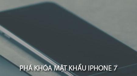 Khôi phục mật khẩu iPhone 7 khi quên passcode