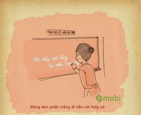 Tuyển tập những bức tranh đẹp nhất khắc họa hình ảnh cô giáo say sưa giảng bài