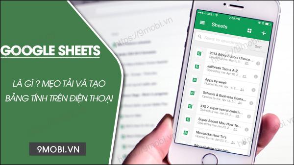 Khám phá Google Sheets: Hướng dẫn tải và tạo bảng tính trực tuyến
