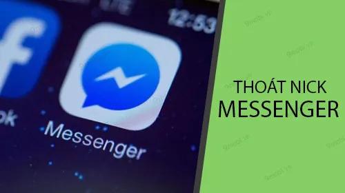 Cách đăng xuất tài khoản Facebook Messenger trên điện thoại iPhone và Android đơn giản.