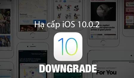 Cách downgrade từ iOS 10.0.2 về bản 10.0.1 đơn giản nhất