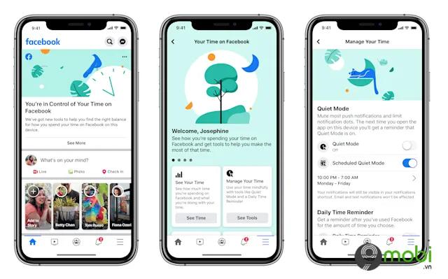 Facebook ra mắt 'Chế độ Tĩnh lặng' - Giải pháp mới giúp người dùng kiểm soát thời gian sử dụng mạng xã hội