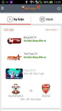 Hướng dẫn chi tiết cách xem truyền hình trực tuyến qua ứng dụng FPT Play trên điện thoại Android