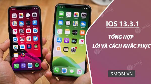 Sự cố khi cập nhật iOS 13.3.1